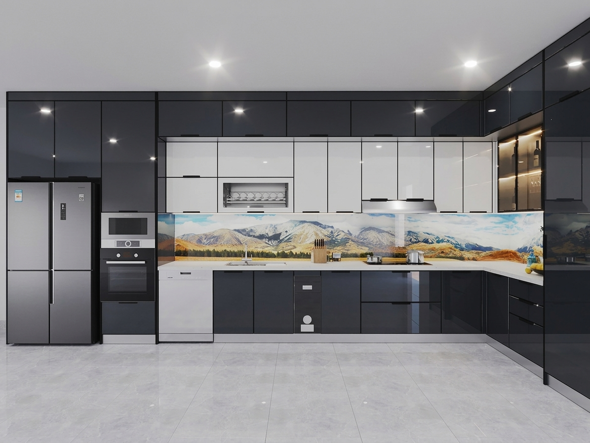 Tủ bếp inox thái bình