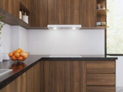 Thi công trọn gói tủ bếp gỗ công nghiệp vân gỗ giá rẻ.