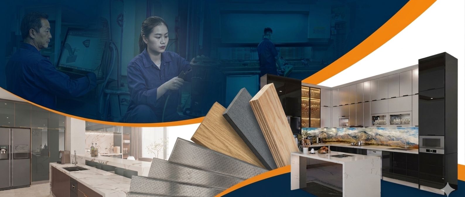 Thiết kế và thi công tủ bếp chuyên nghiệp tại Thái Bình