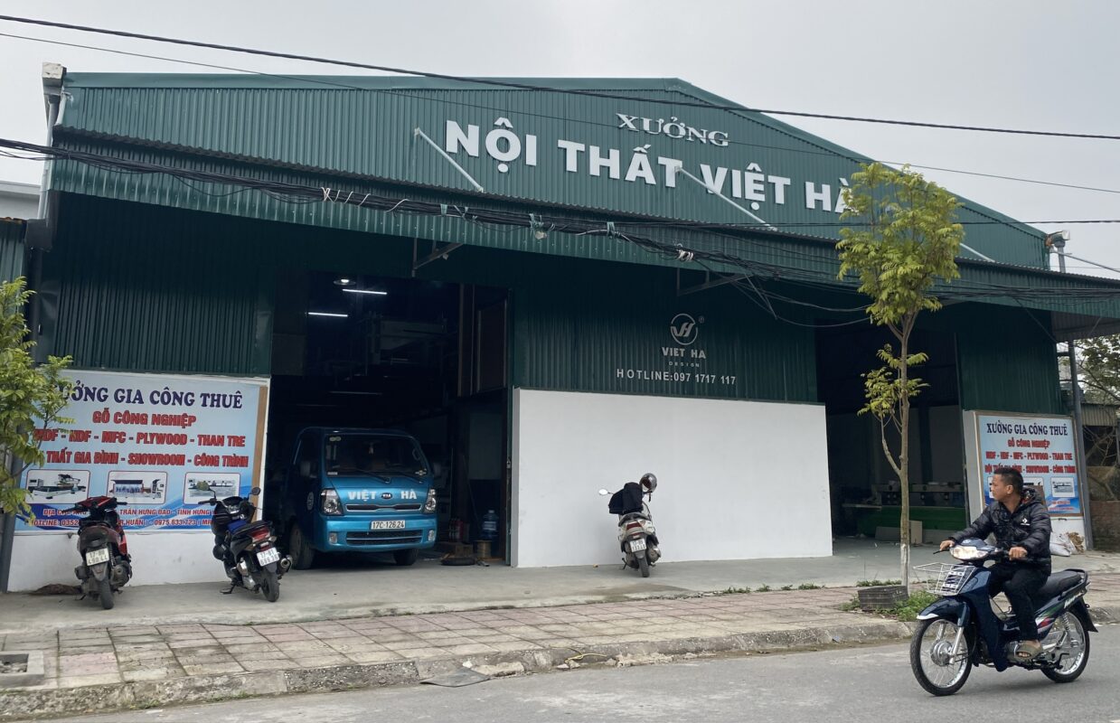 Xưởng sản xuất nội thất Việt Hà Chuyên thi công nội thất tại Thái Bình