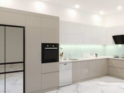 Thi công tủ bếp gỗ nhựa chuyên nghiệp tại Thái Bình.