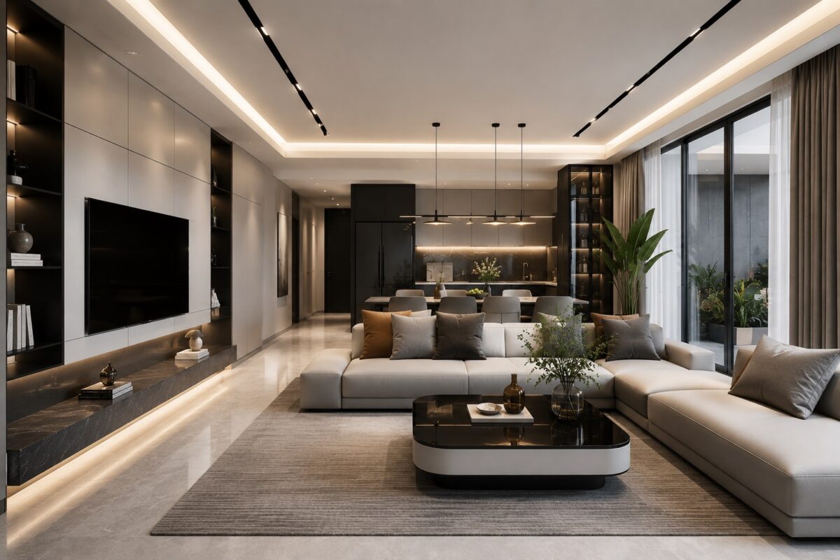 Thiết kế nội thất phong cách hiện đại
